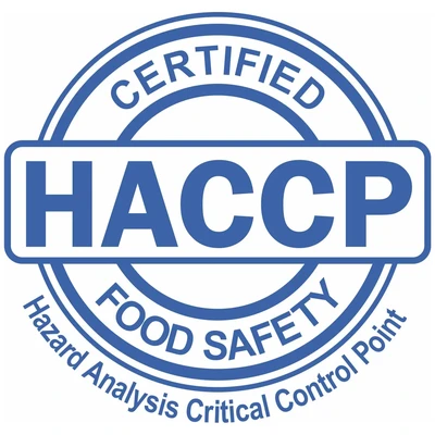 HACCP certified badge