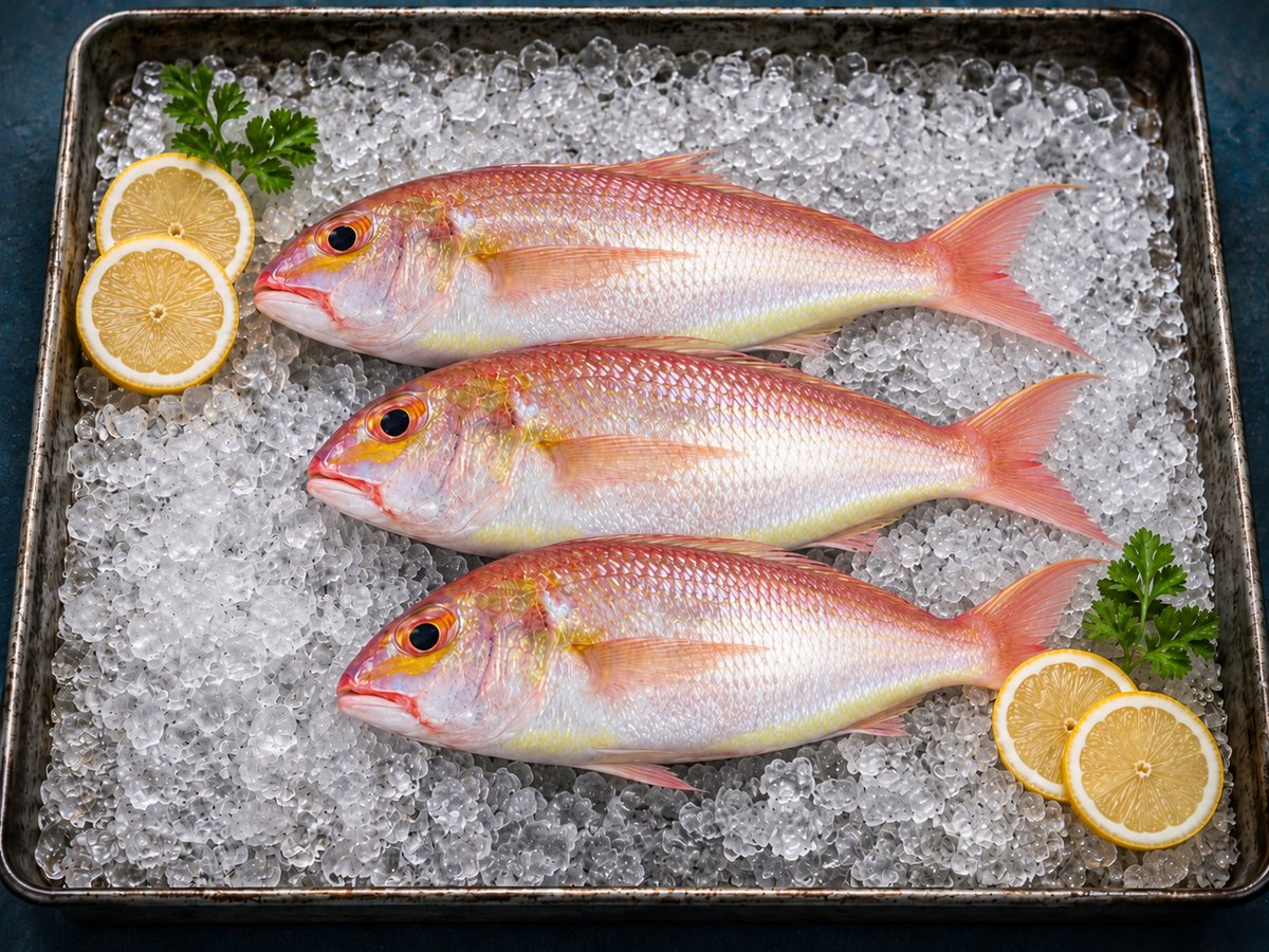 Japanese Threadfin Bream (Nemipterus japonicus) on ice — Sea Star Impex